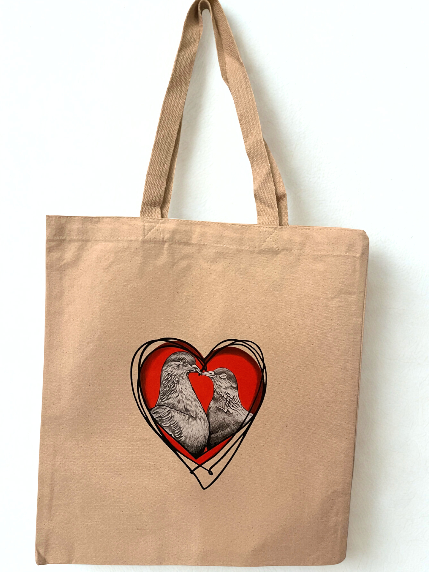 Love Birds Tote Bag